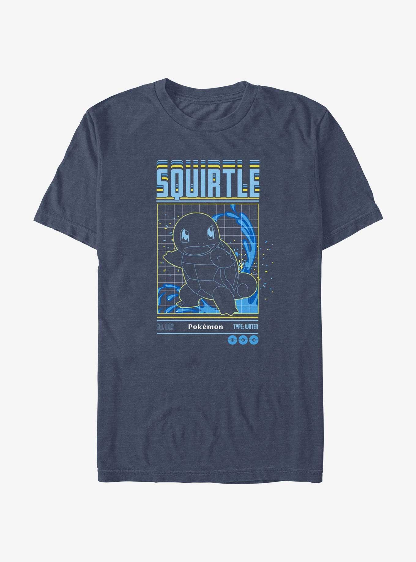 Pokemon Squirtle Grid T-Shirt