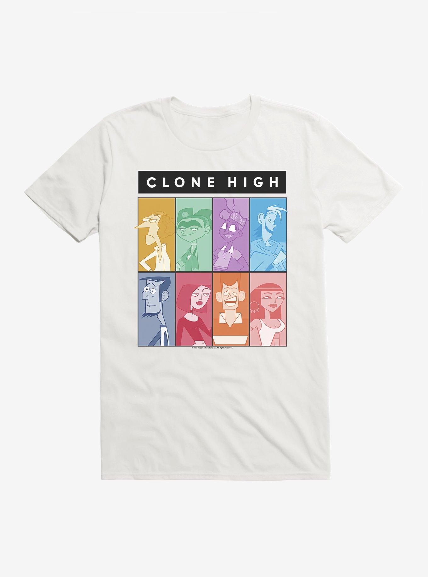 Clone High Group T-Shirt, WHITE, hi-res