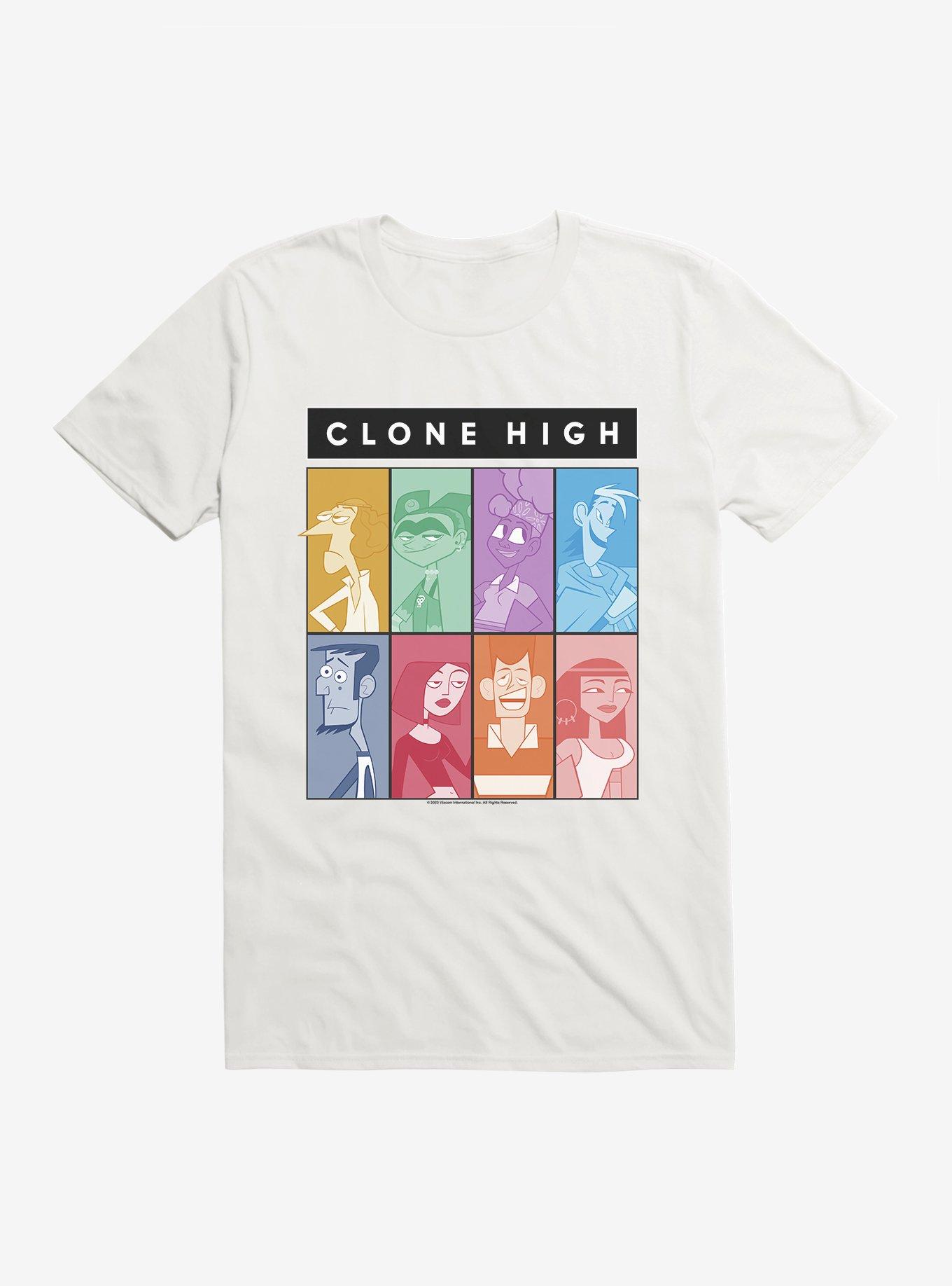 Clone High Group T-Shirt, WHITE, hi-res