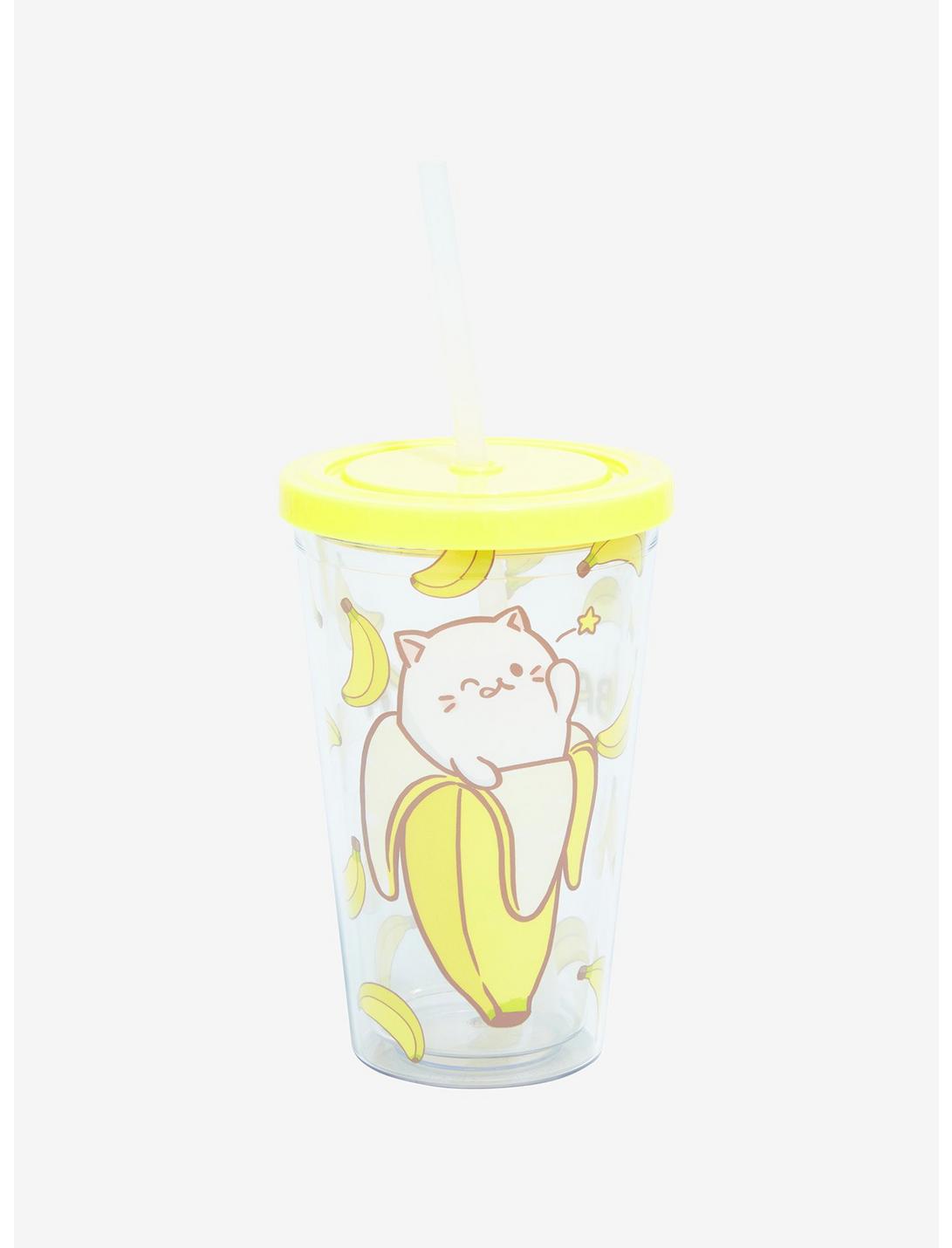 Bananya Banana Acrylic Travel Cup, , hi-res