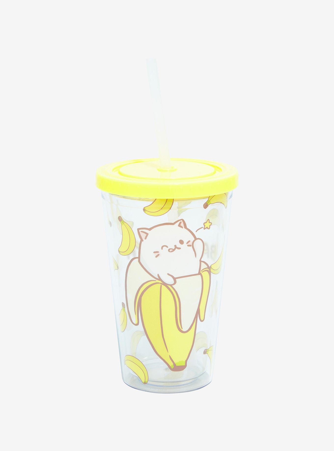 Bananya Banana Acrylic Travel Cup, , hi-res