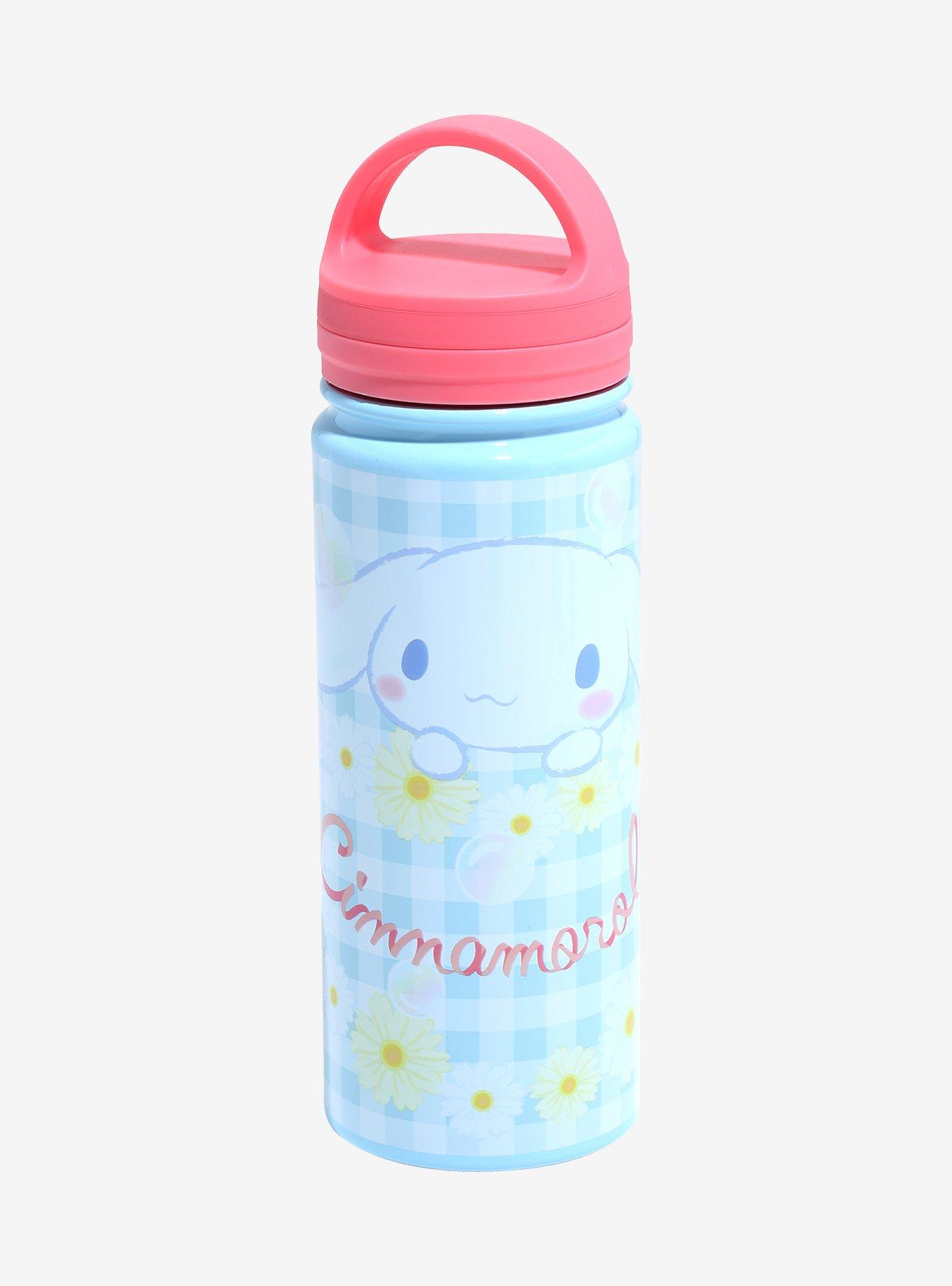 Cinnamoroll Blue Gingham Water Bottle, , hi-res