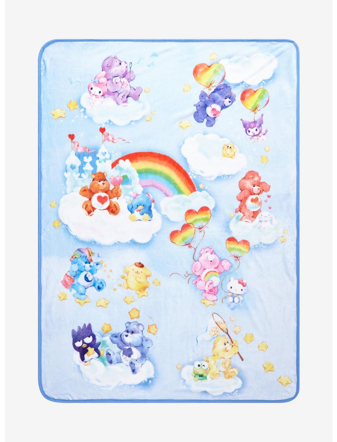 Care Bears X Hello Kitty And Friends Rainbow Throw Blanket, , hi-res