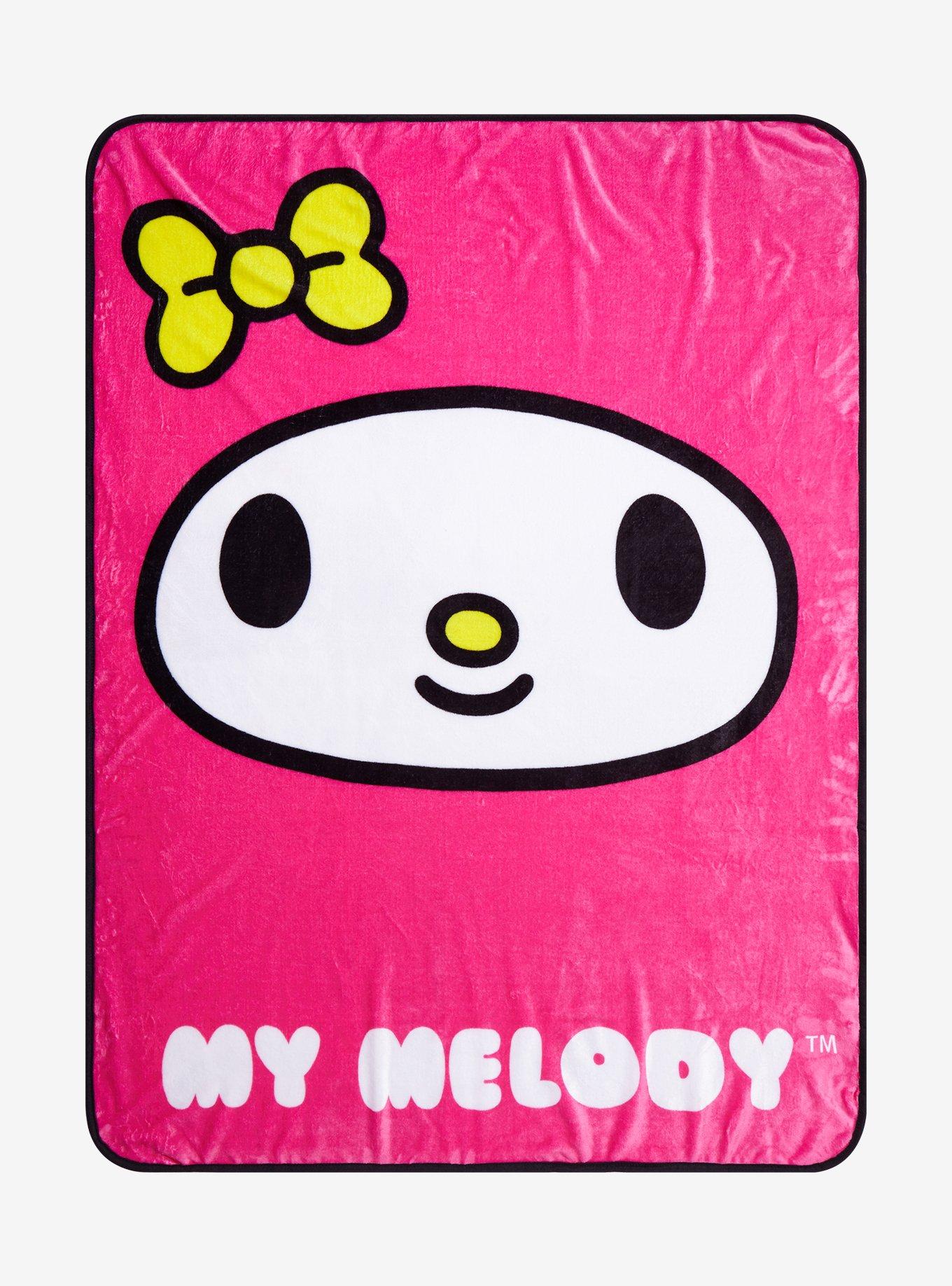 My Melody Face Throw Blanket, , hi-res