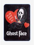 Scream Chibi Ghost Face Heart Throw Blanket, , hi-res
