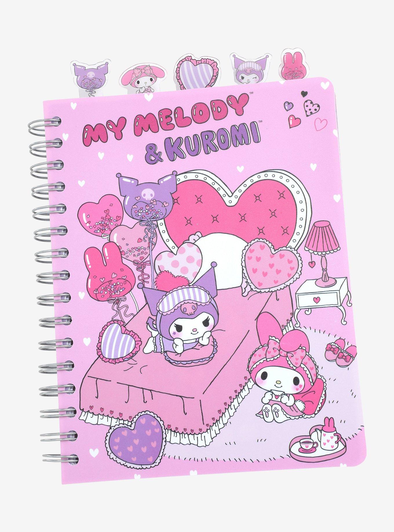 My Melody & Kuromi Sleepover Tab Journal, , hi-res