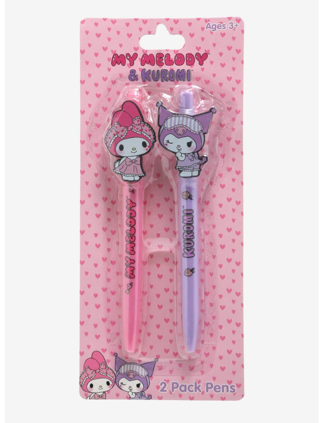 My Melody & Kuromi Sleepover Pen Set, , hi-res