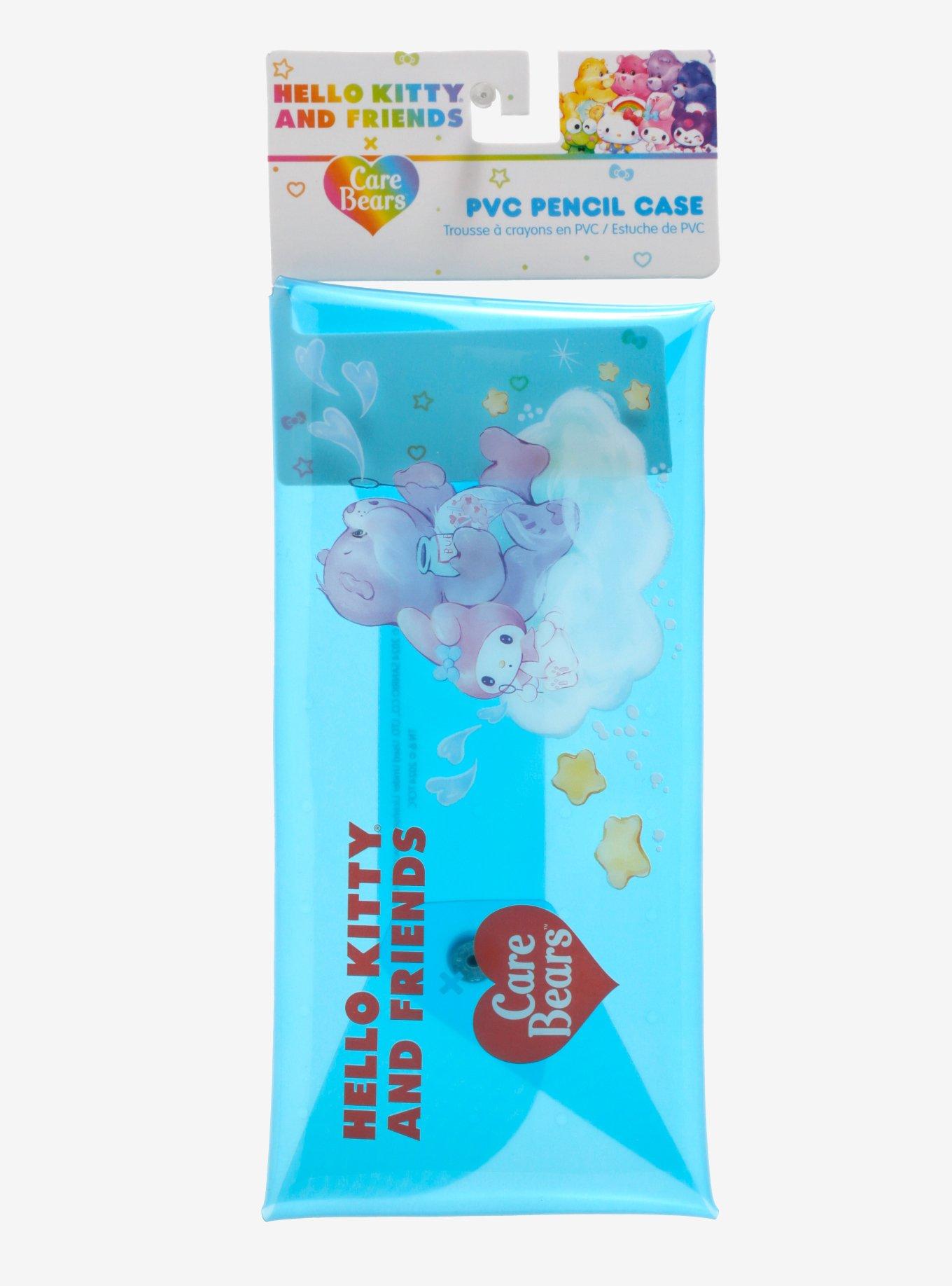 Hello Kitty And Friends X Care Bears Translucent Blue Pencil Case, , hi-res