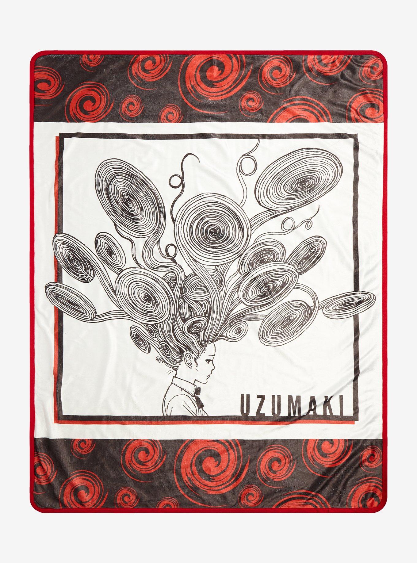 Junji Ito Uzumaki Spiral Throw Blanket, , hi-res