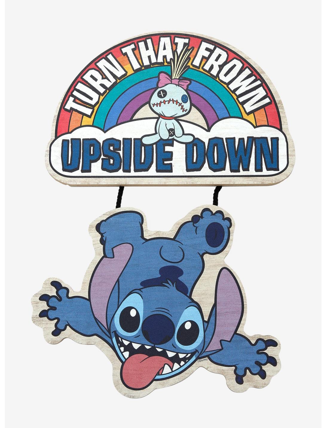 Disney Stitch Turn That Frown Upside Down Wall Art, , hi-res