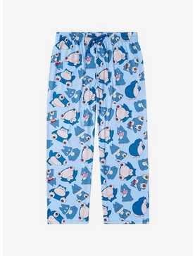 Pokémon Snorlax and Munchlax Allover Print Women's Plus Size Sleep Pants — BoxLunch Exclusive, , hi-res