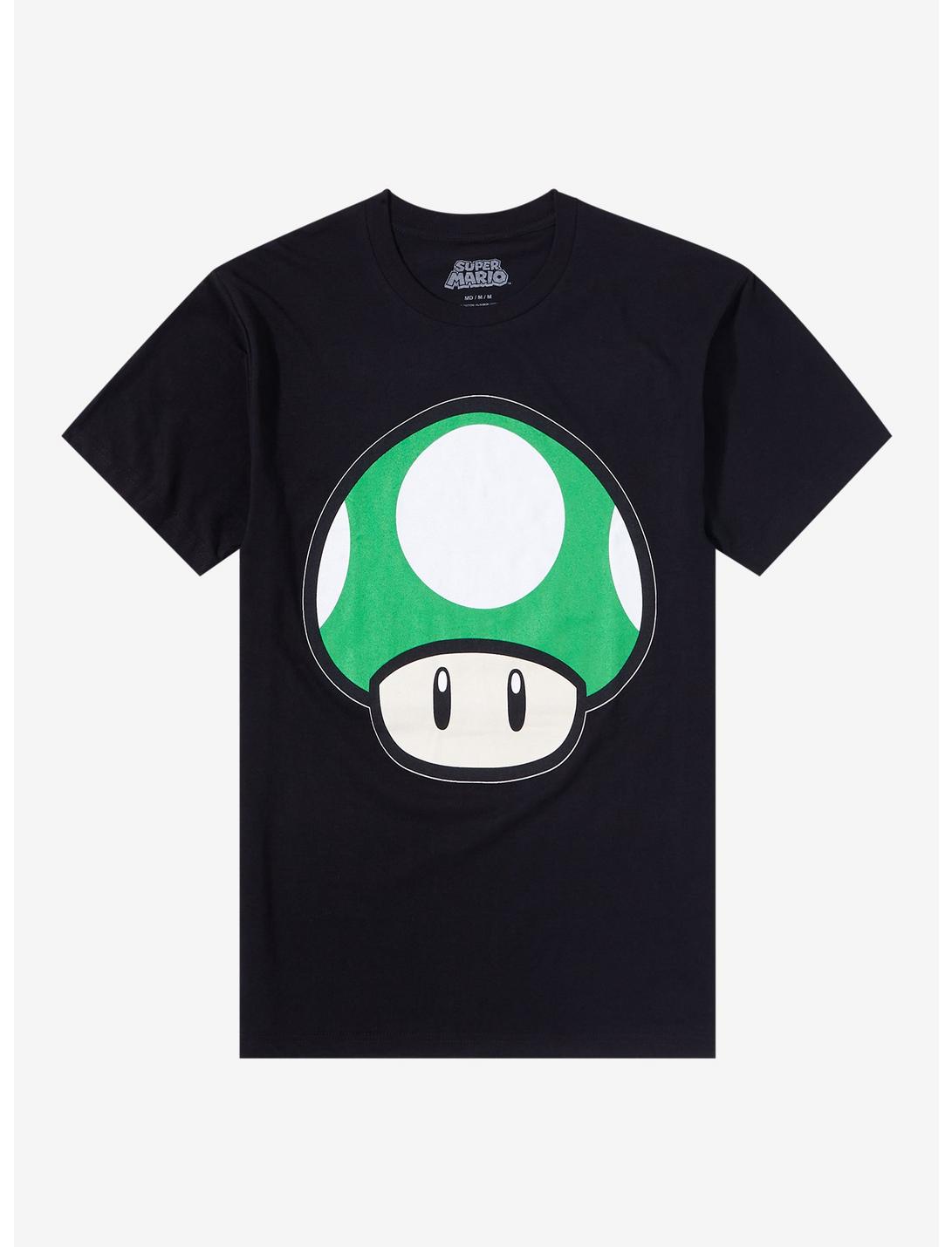 Super Mario 1-Up Mushroom T-Shirt, BLUE, hi-res