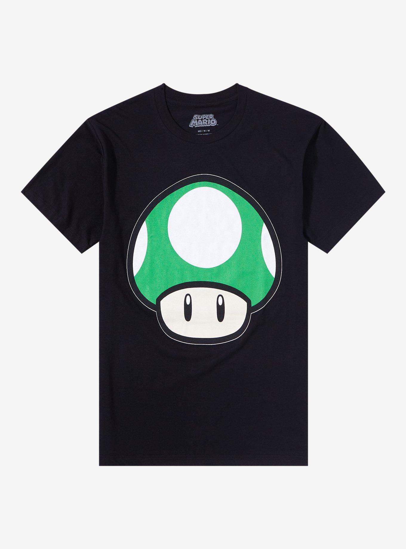 Super Mario 1-Up Mushroom T-Shirt, BLUE, hi-res