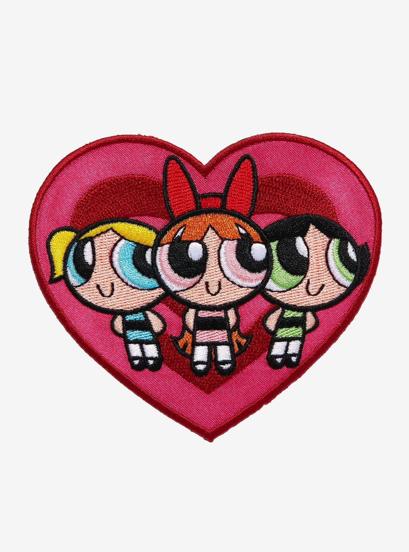 The Powerpuff Girls Heart Trio Patch, , hi-res
