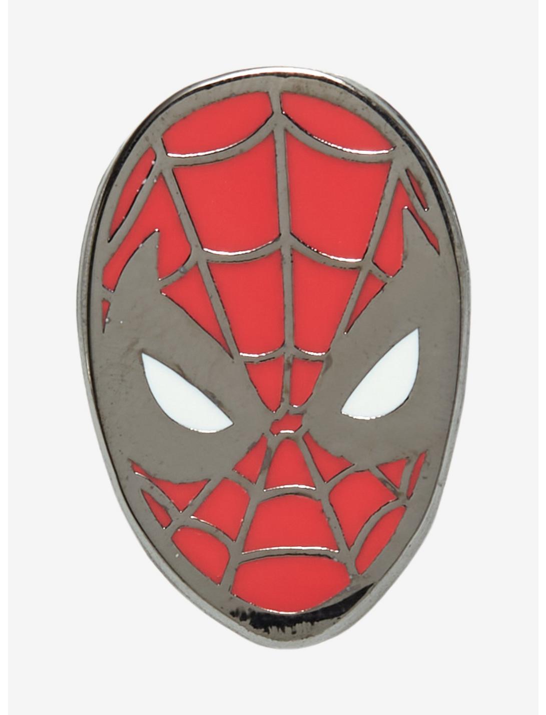 Marvel Spider-Man Face Enamel Pin, , hi-res