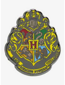 Harry Potter Hogwarts Crest Enamel Pin, , hi-res