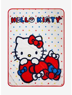 Hello Kitty Stars & Bows Throw Blanket, , hi-res