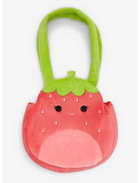 Squishmallows Scarlet The Strawberry Plush Tote Bag, , hi-res