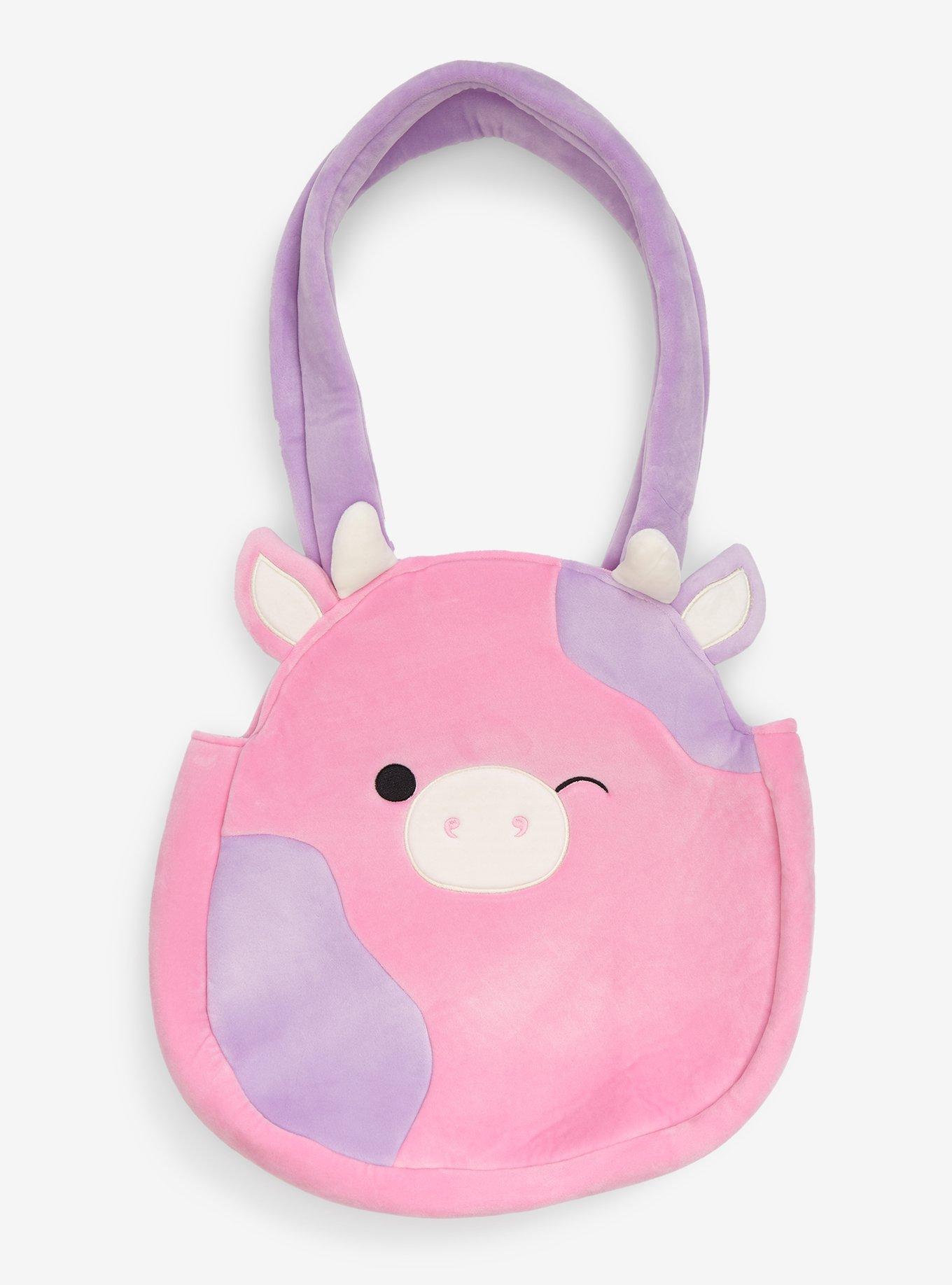 Squishmallows Patty The Cow Plush Tote Bag, , hi-res