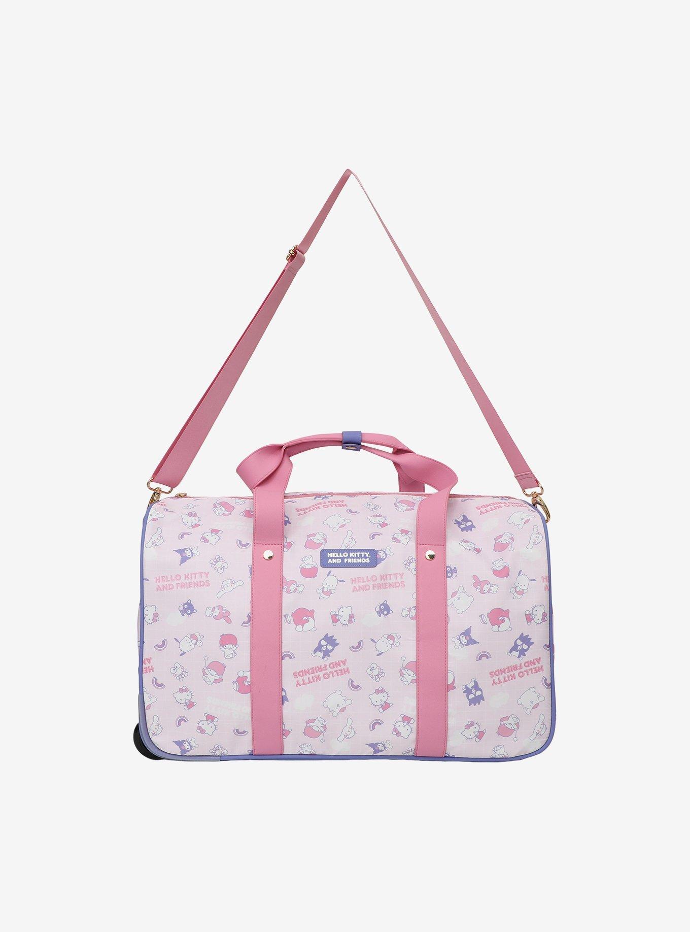 Hello Kitty And Friends Pastel Duffle Bag With Wheels