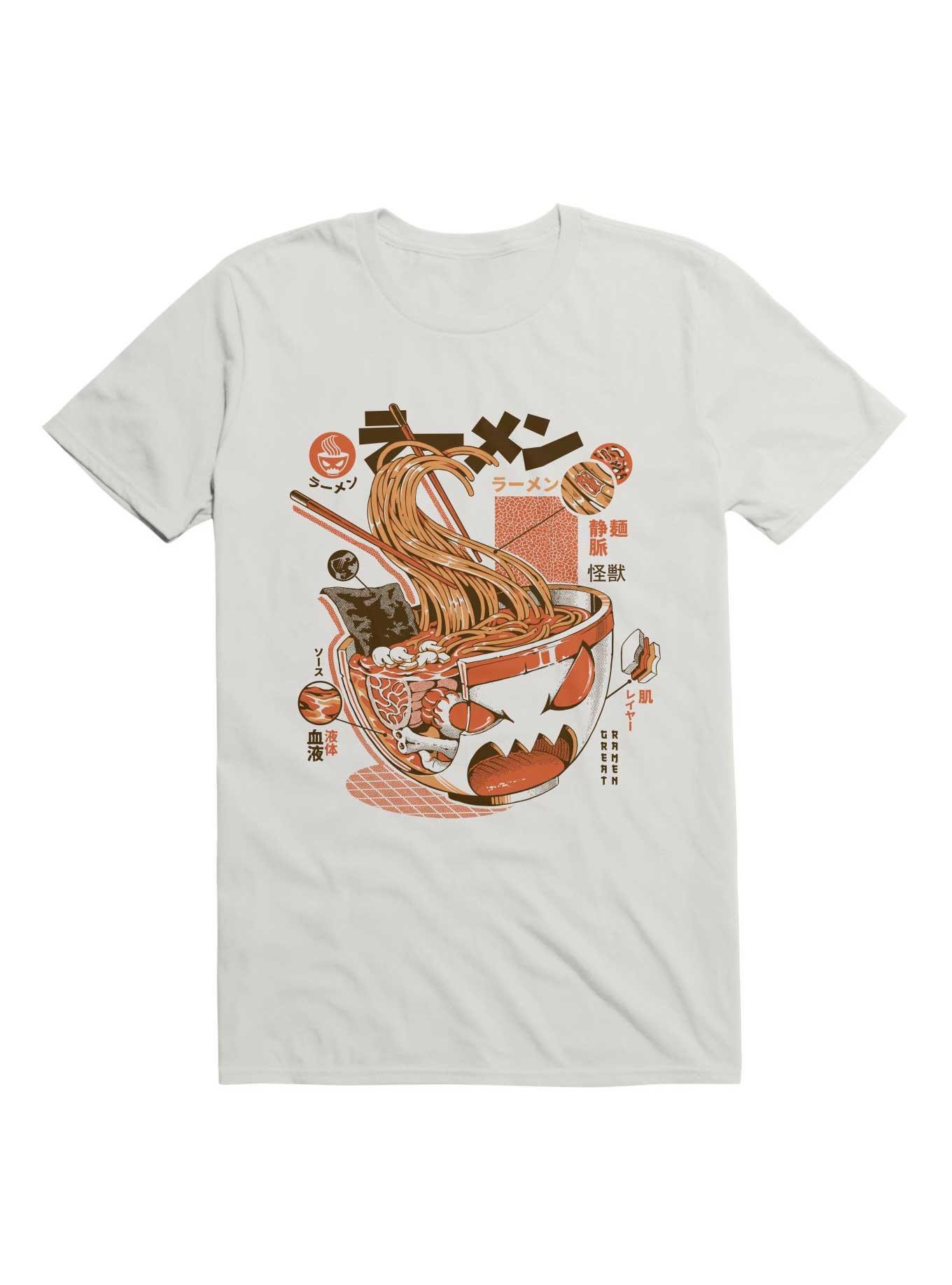 X-Ray Great Ramen! T-Shirt, WHITE, hi-res