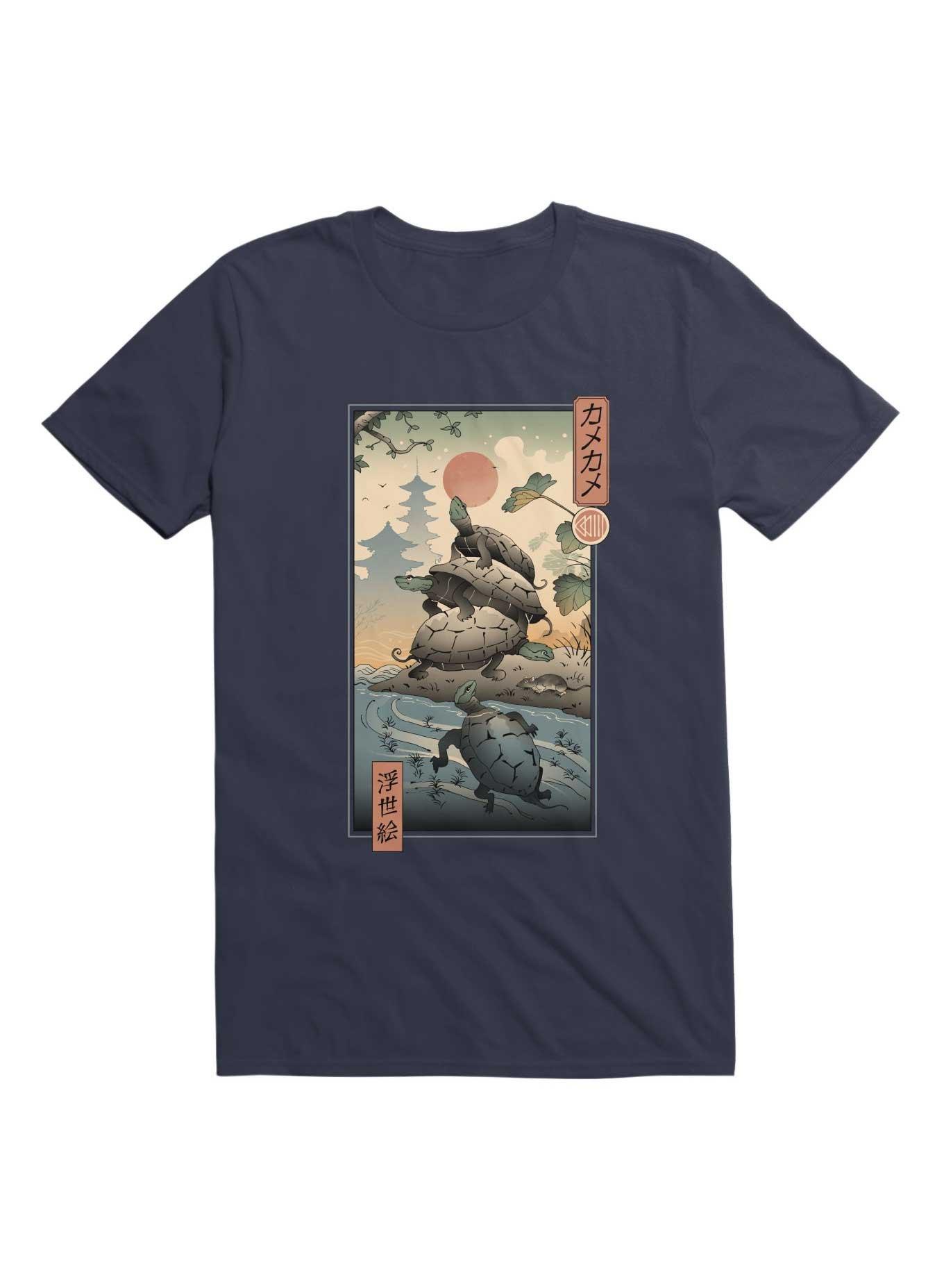 Kame Kame Ukiyo-e T-Shirt, , hi-res