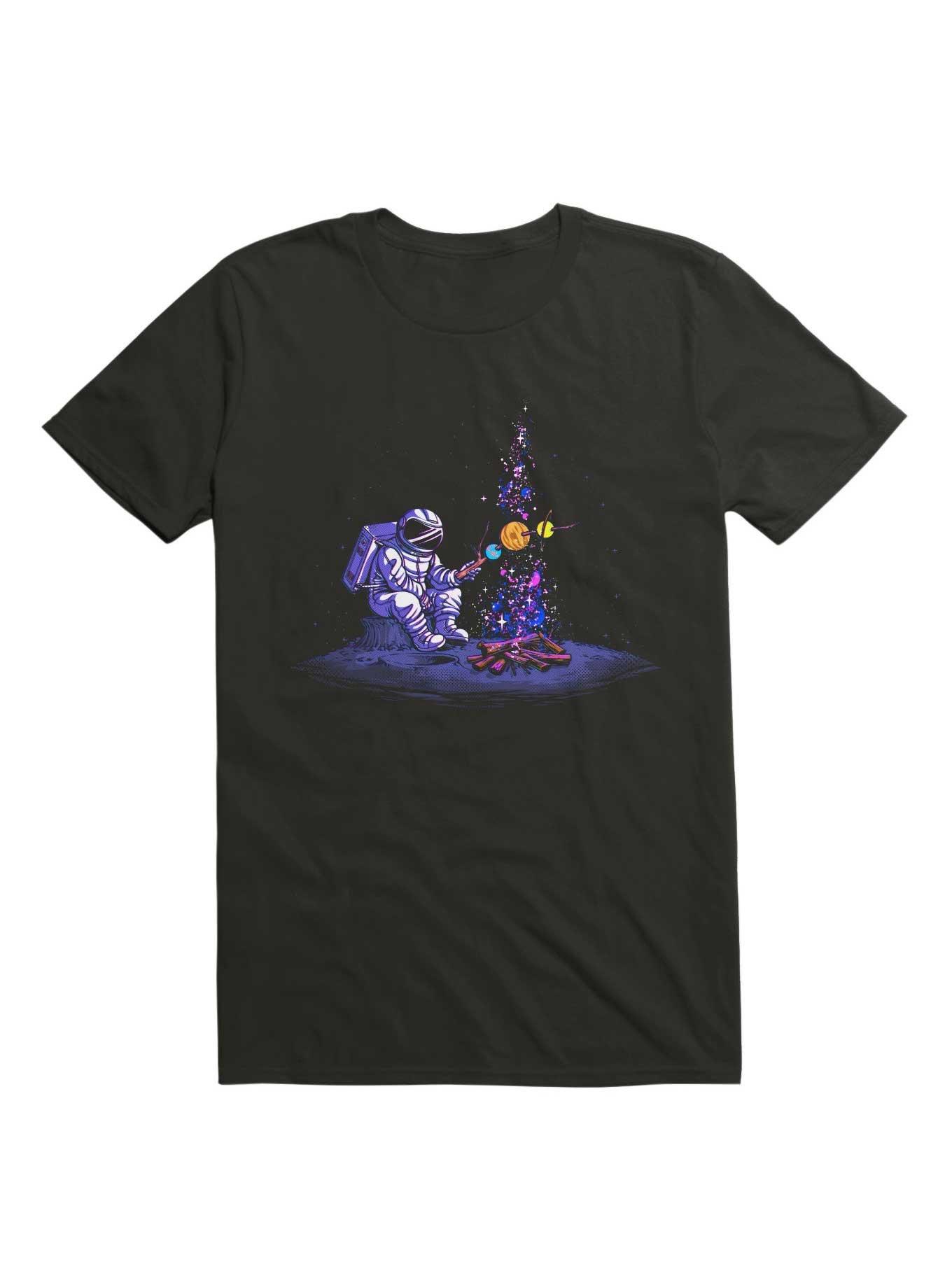 Moon Camping T-Shirt, BLACK, hi-res