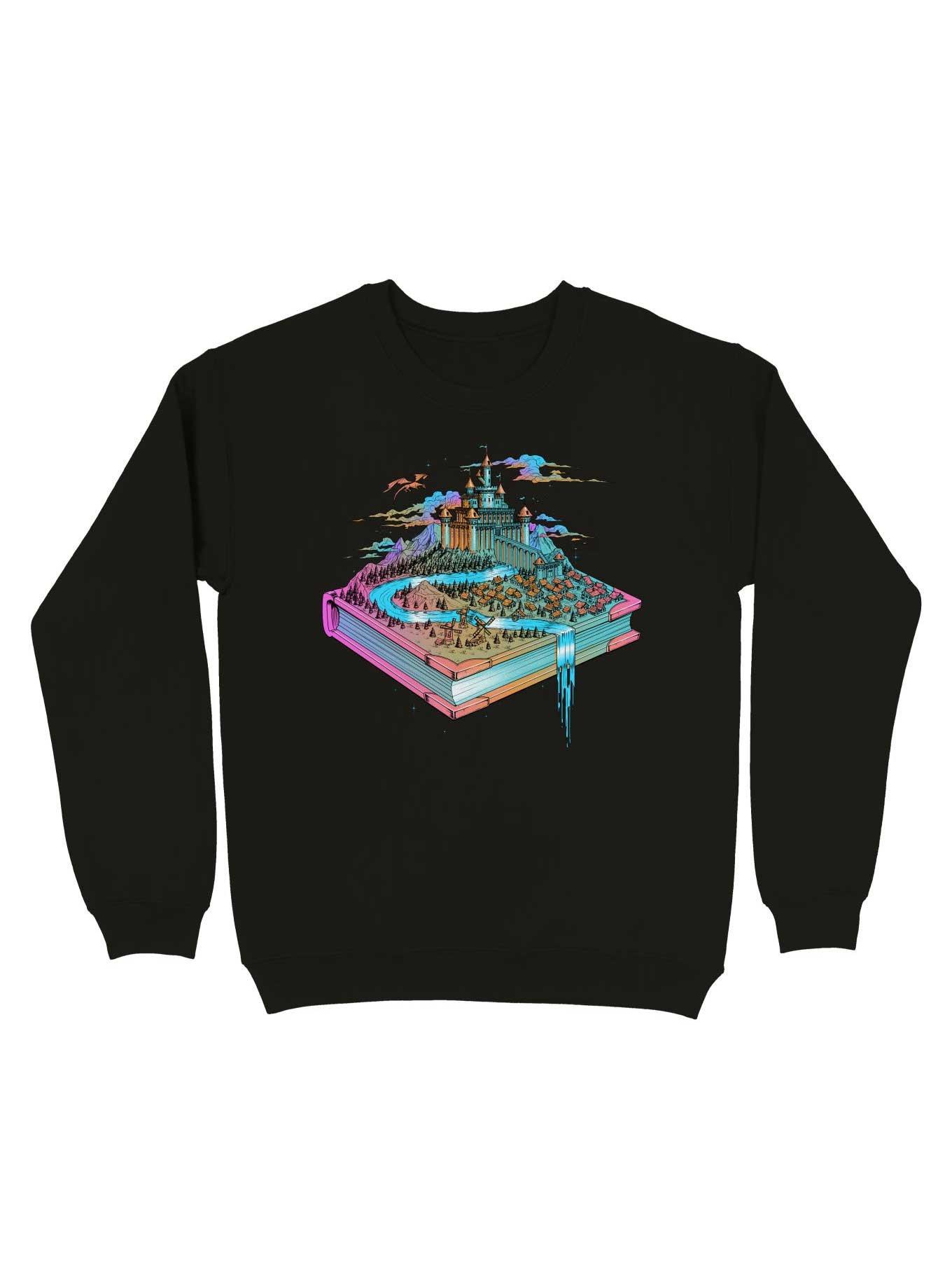The World Is A Book Sweatshirt, , hi-res