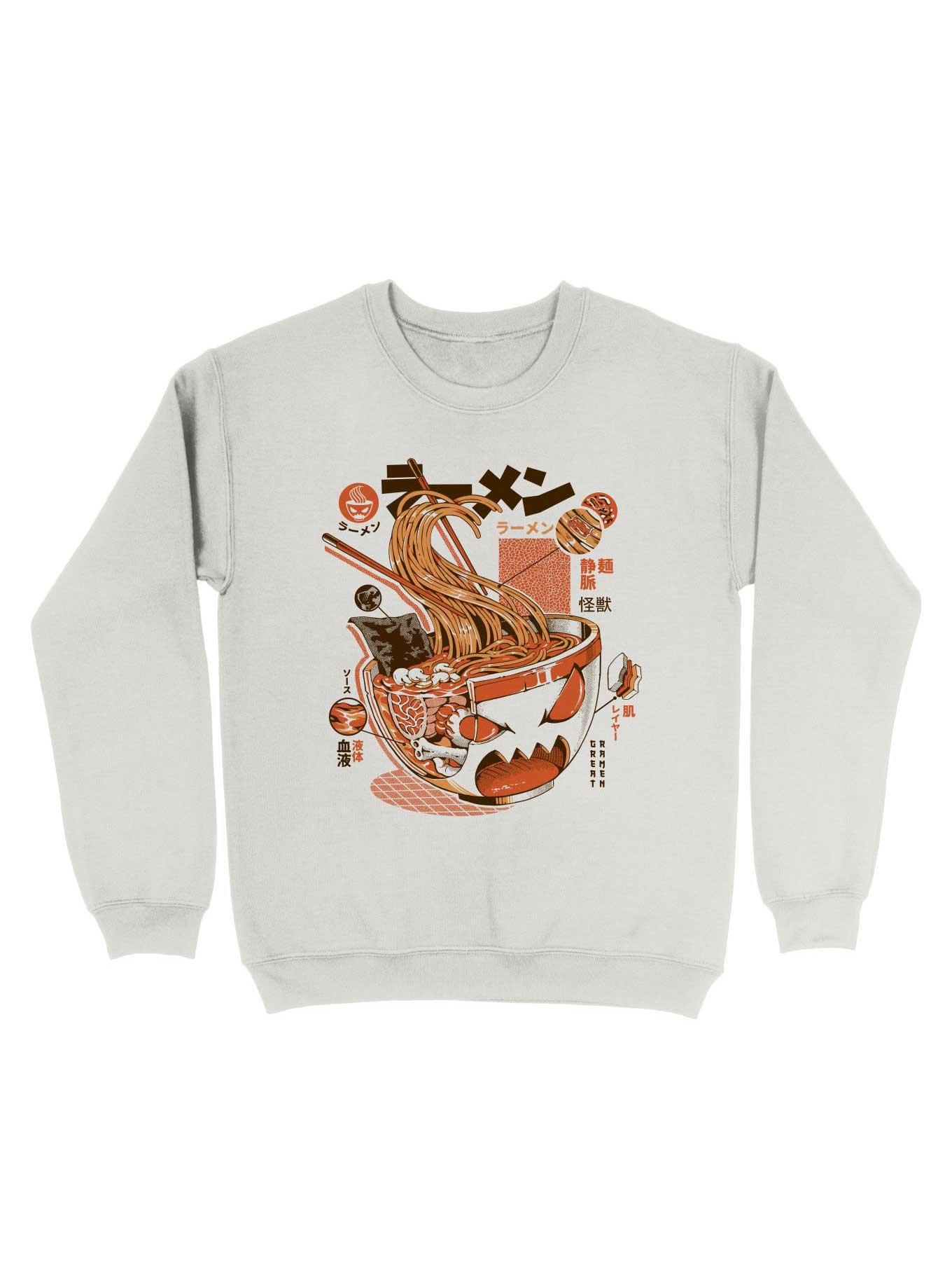 X-Ray Great Ramen! Sweatshirt, WHITE, hi-res