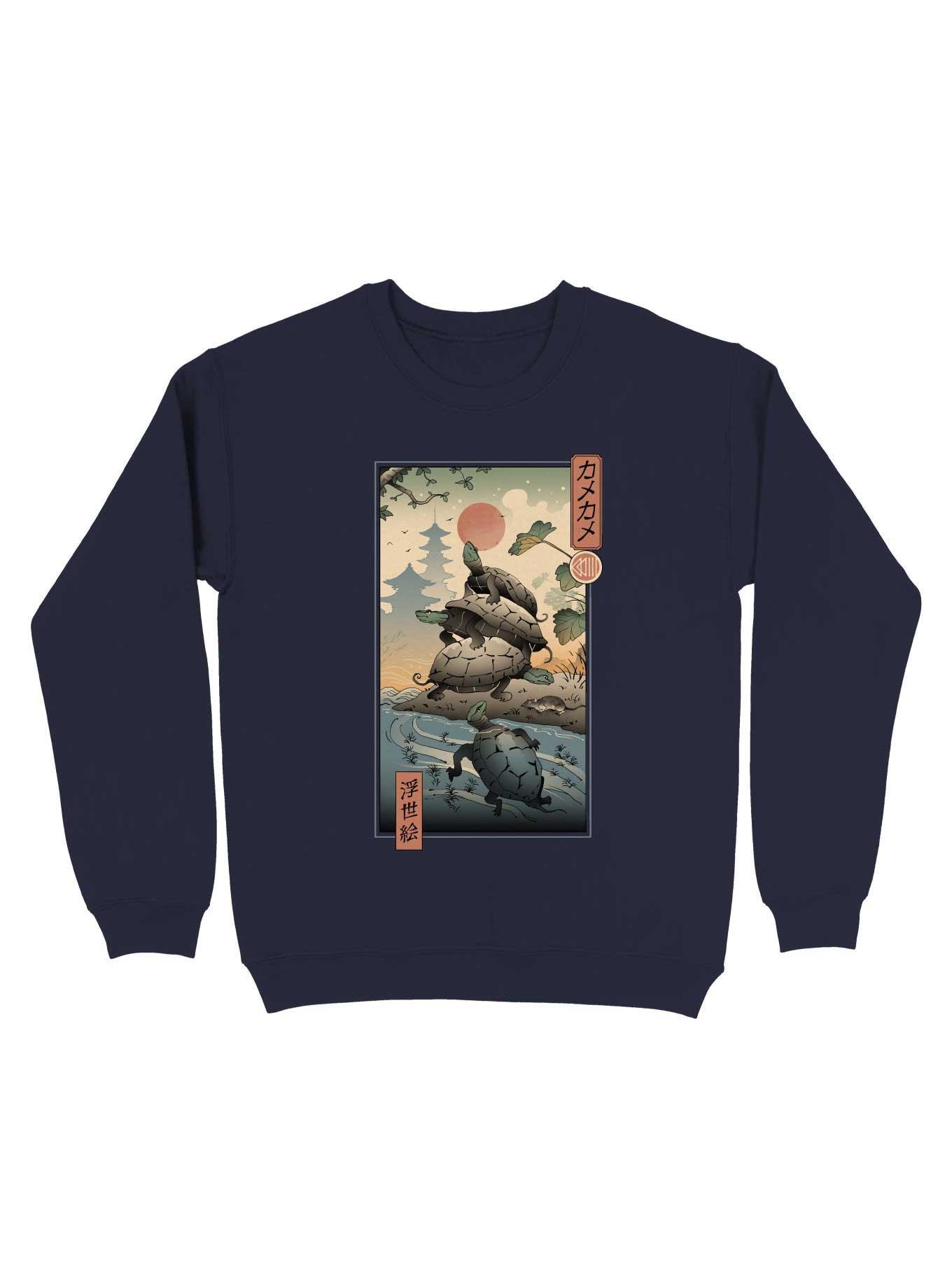 Kame Kame Ukiyo-e Sweatshirt, , hi-res