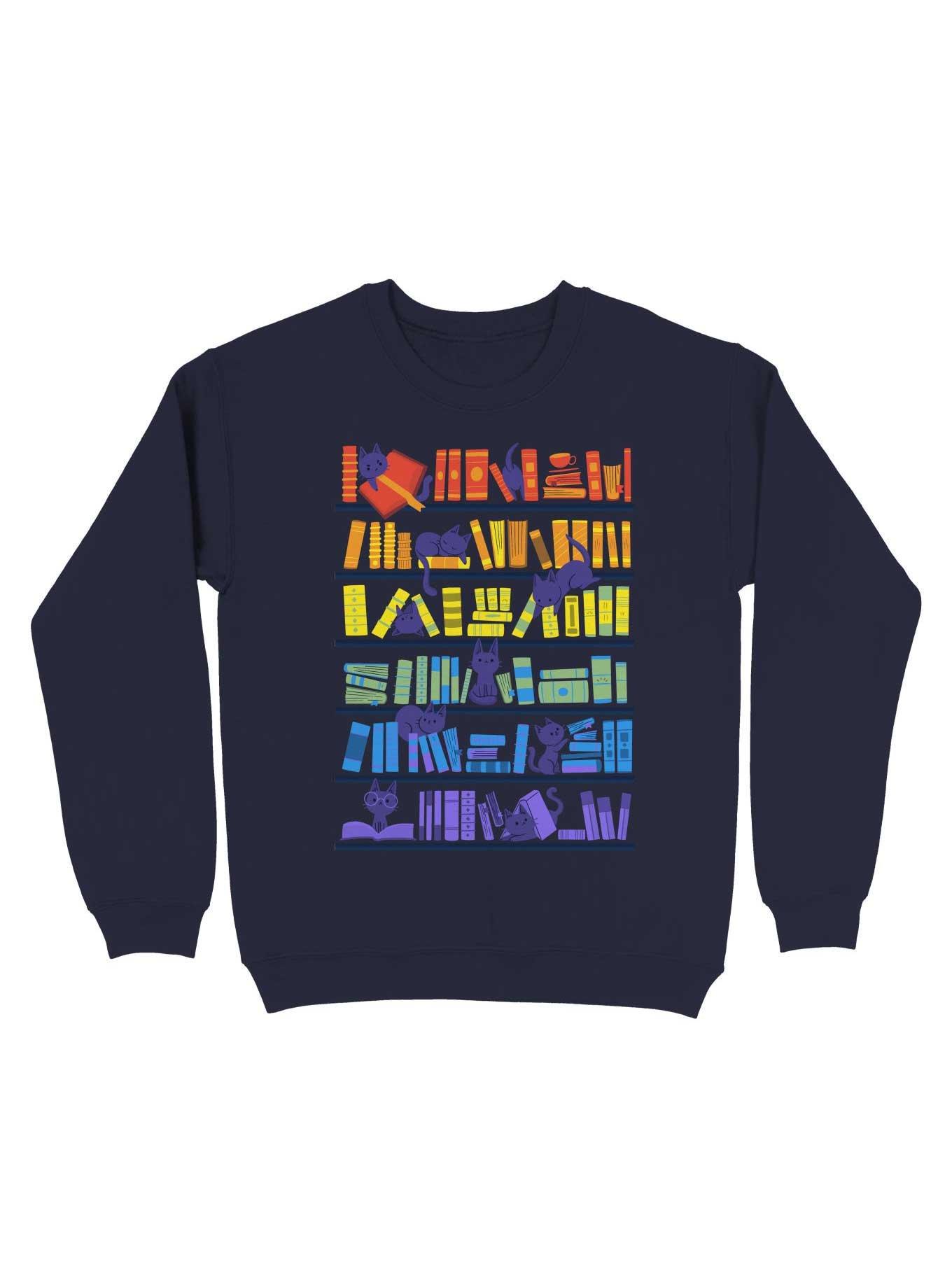 THRDLESS Library Kittens Sweatshirt