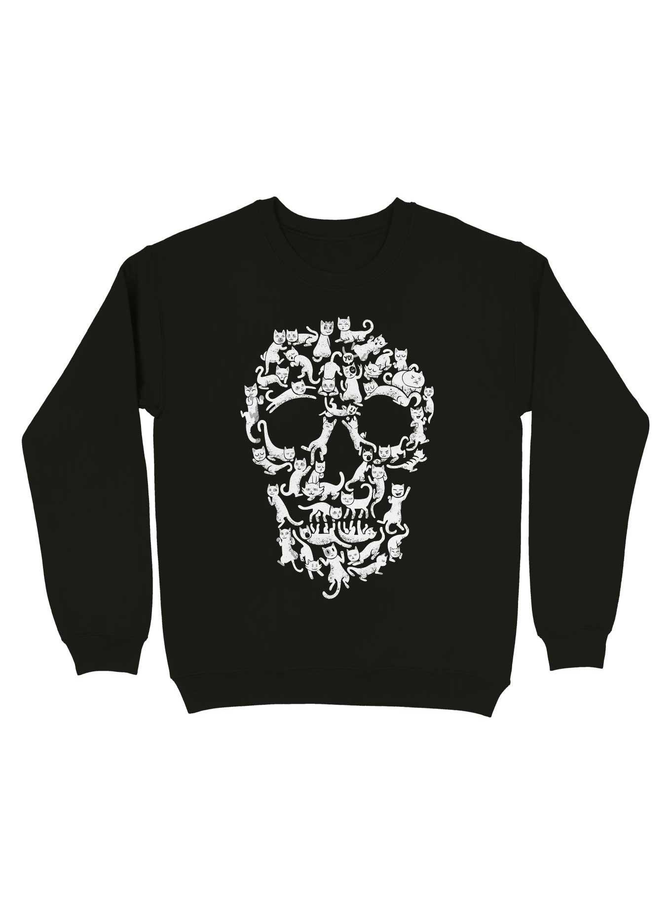 Catskull Black Sweatshirt, , hi-res