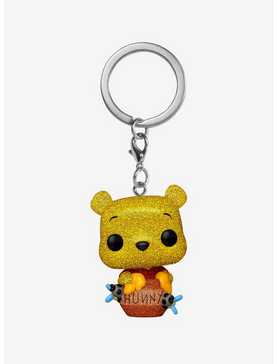 Funko Disney Diamond Collection Pocket Pop! Winnie The Pooh Key Chain Hot Topic Exclusive, , hi-res