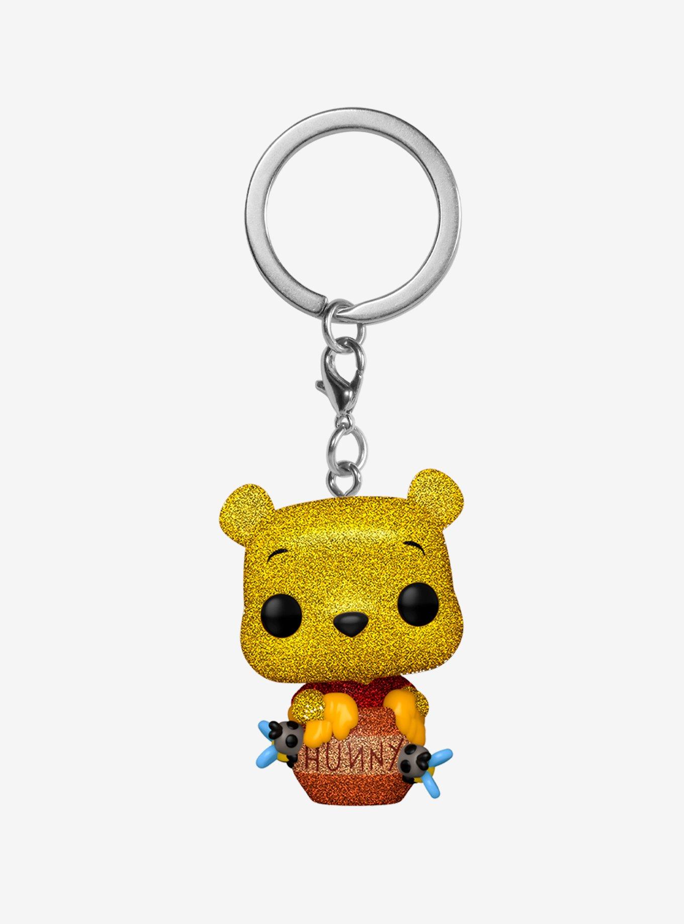 Funko Disney Diamond Collection Pocket Pop! Winnie The Pooh Vinyl Key Chain Hot Topic Exclusive, , hi-res