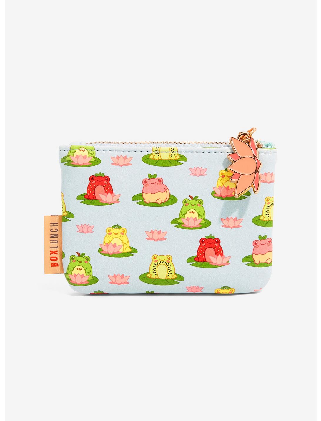 Fruit Frogs on Lily Pads Coin Purse - BoxLunch Exclusive, , hi-res