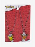 Pokemon Pikachu & Eevee Bling Heart Best Friend Necklace Set, , hi-res