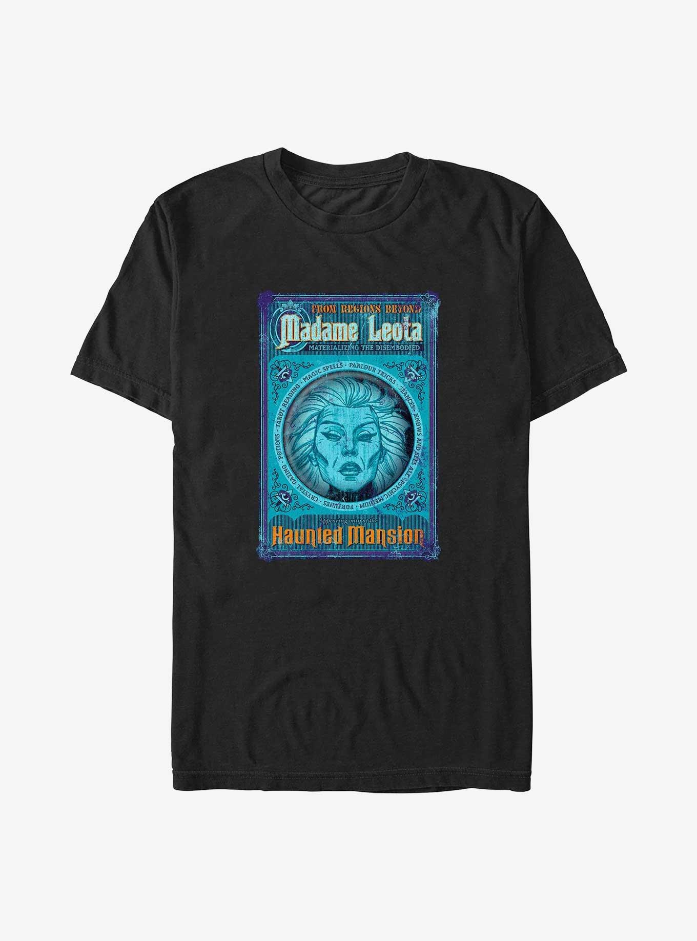 Disney Haunted Mansion Madame Leota Poster Big & Tall T-Shirt, BLACK, hi-res