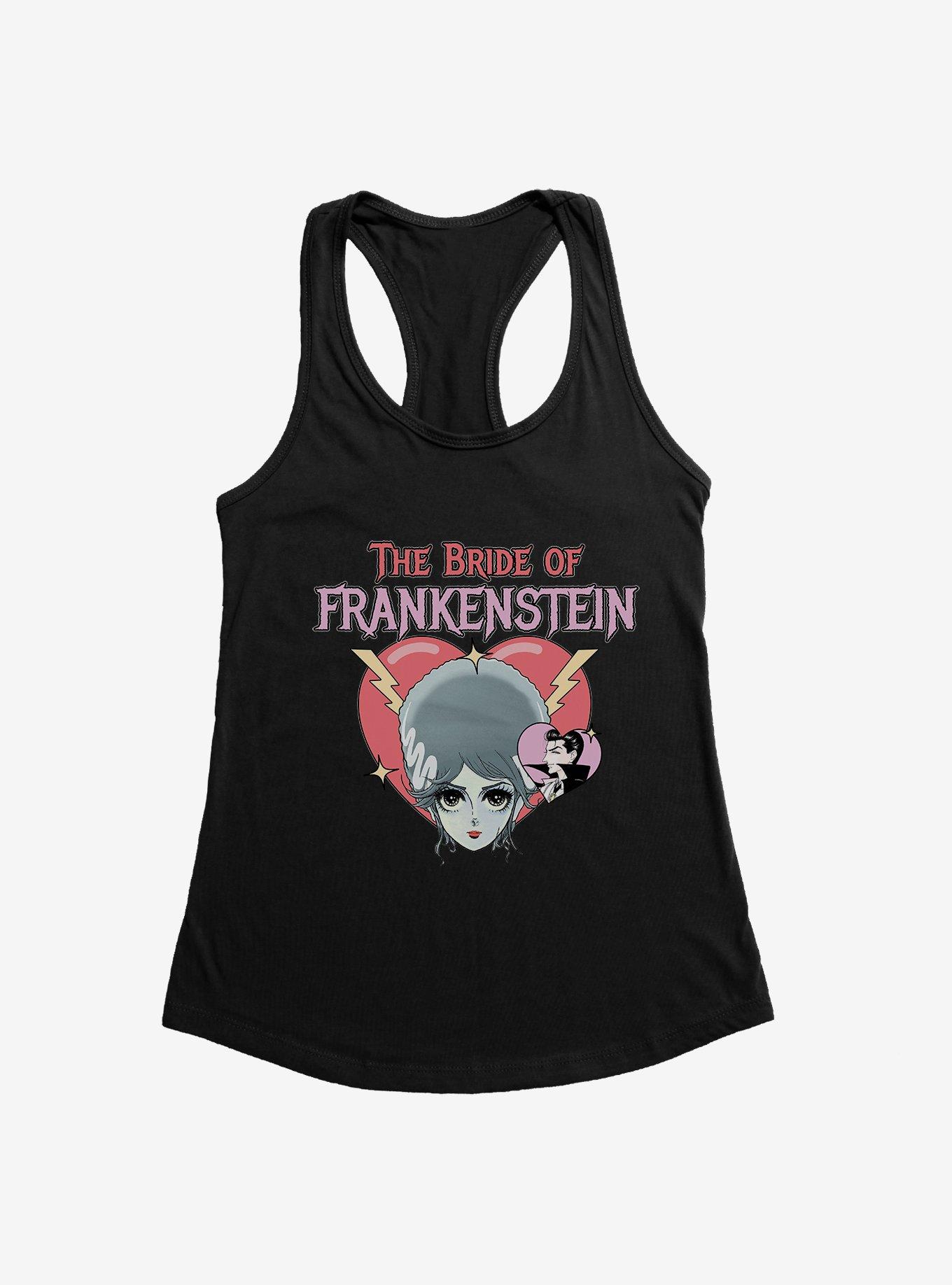 Monsters Anime The Bride Of Frankenstein Womens Tank Top, BLACK, hi-res