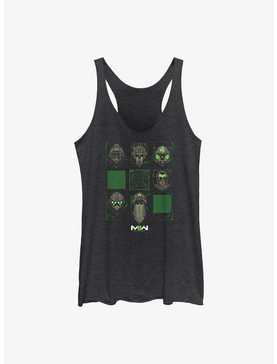 Call Of Duty Tactical Faces Girls Raw Edge Tank, , hi-res