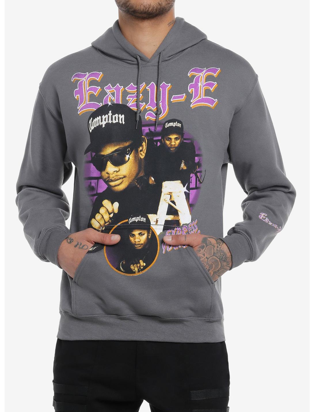 Eazy-E Express Yourself Hoodie, CHARCOAL, hi-res