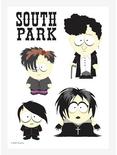 South Park Goth Kids Kiss-Cut Sticker Sheet, , hi-res