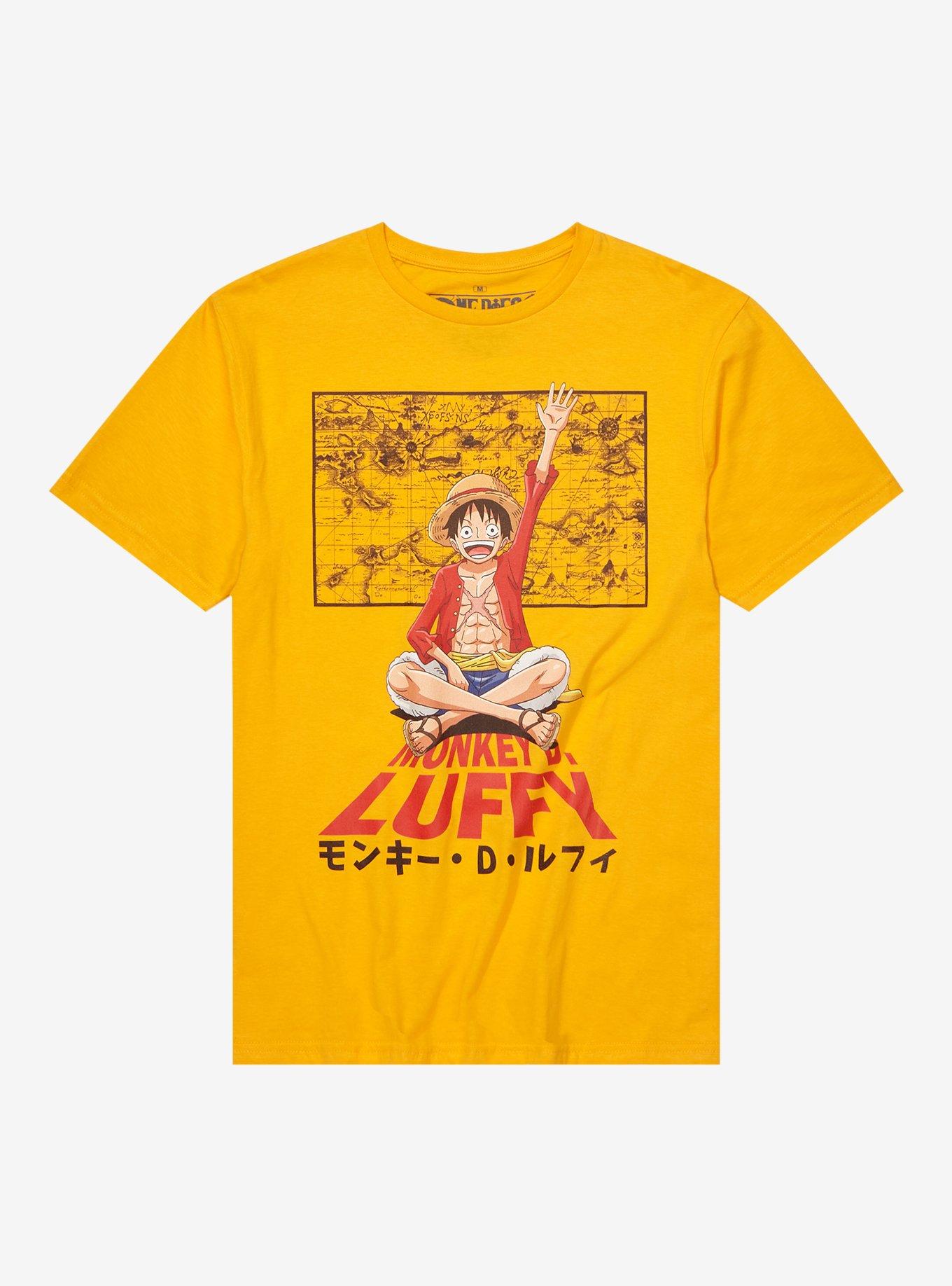 One Piece Luffy Map T-Shirt