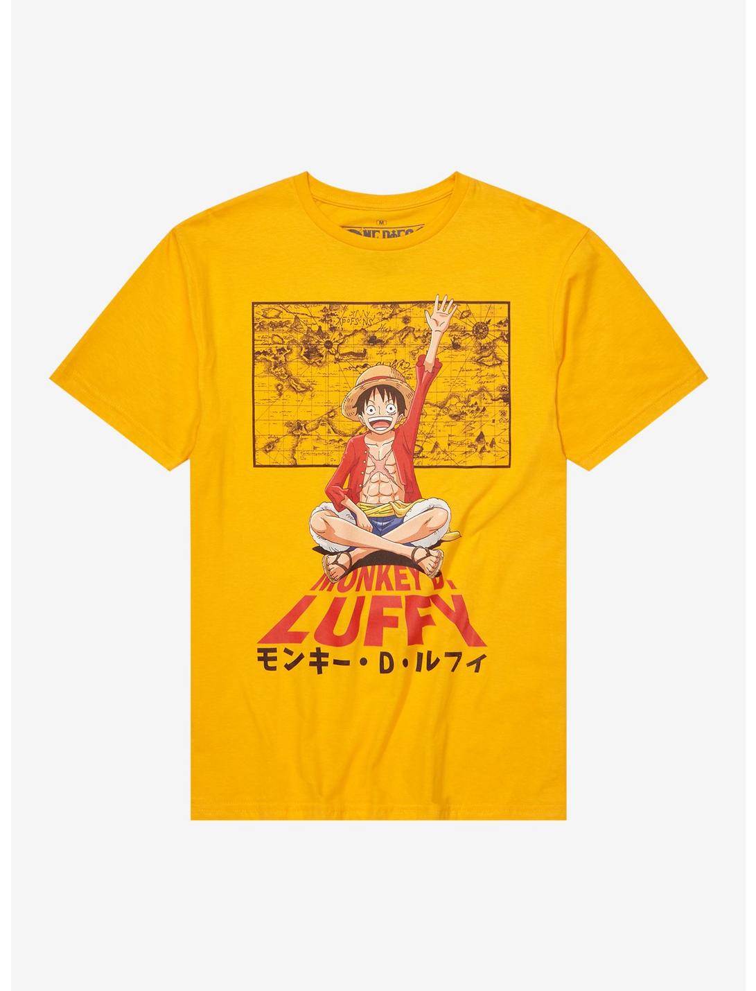 One Piece Luffy Map T-Shirt, MULTI, hi-res