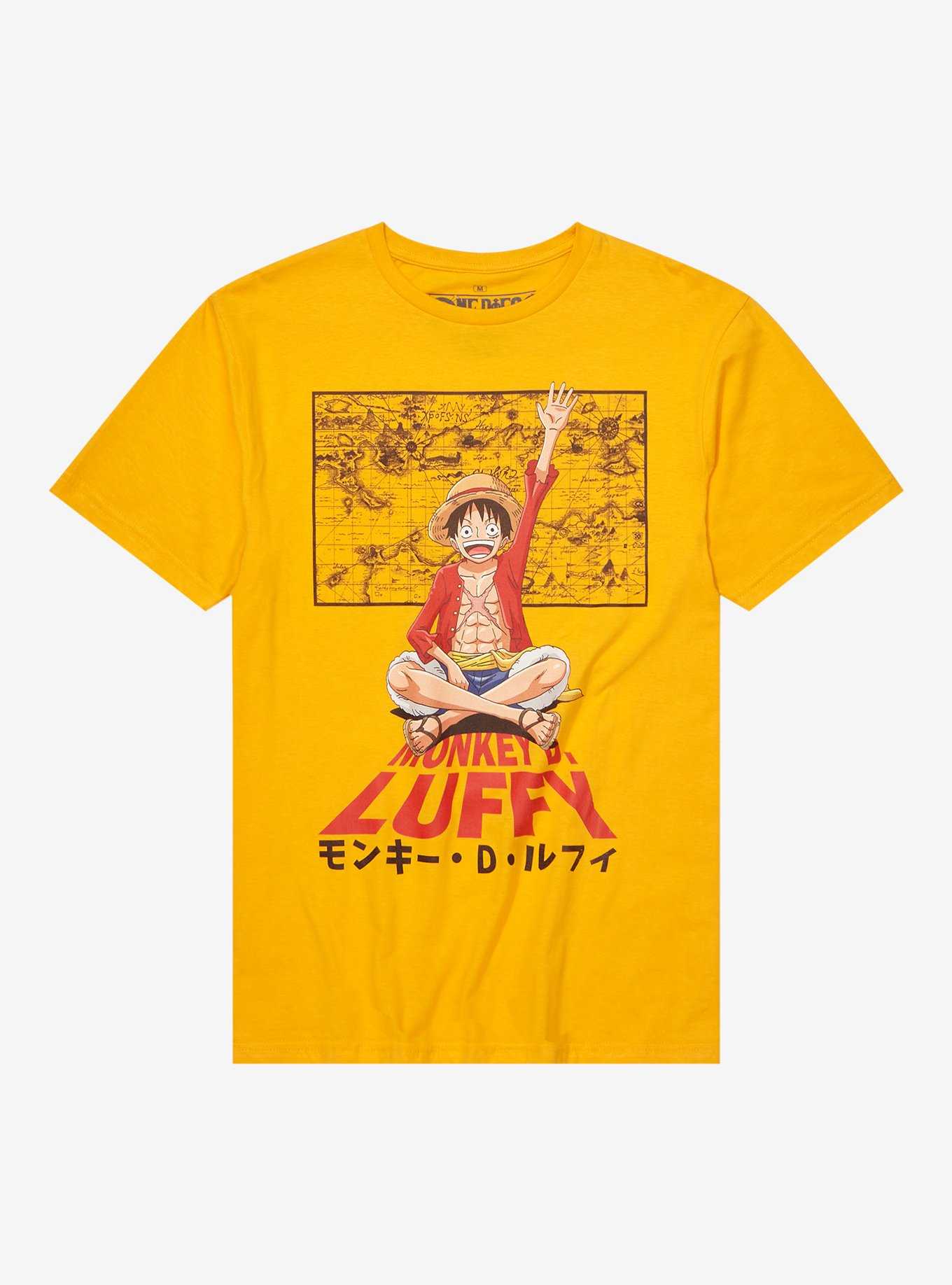 One Piece Luffy Map T-Shirt, , hi-res