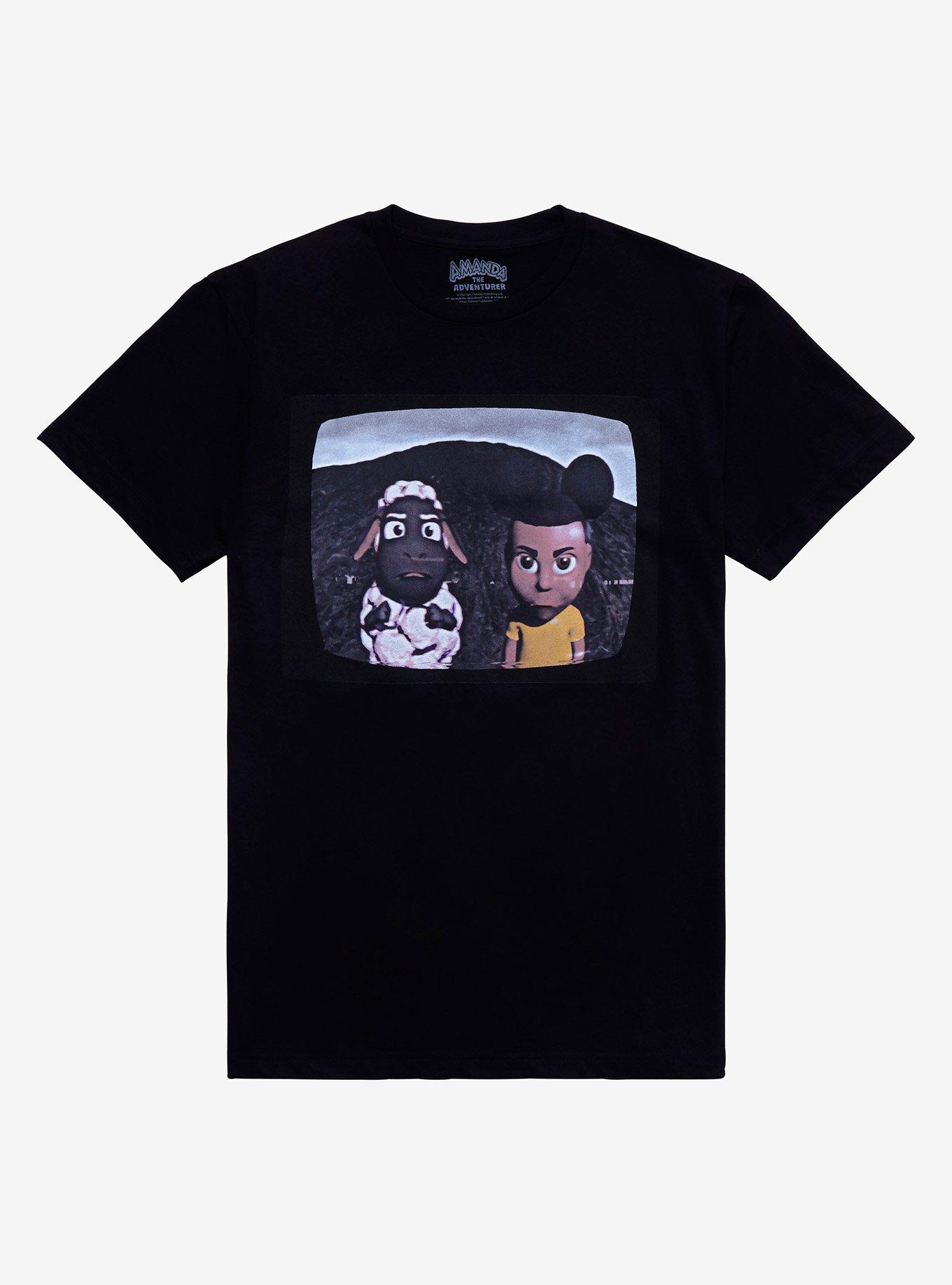 Amanda The Adventurer TV T-Shirt, BLACK, hi-res
