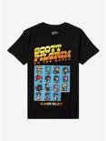 Scott Pilgrim Vs. The World Player Select Boyfriend Fit Girls T-Shirt, MULTI, hi-res