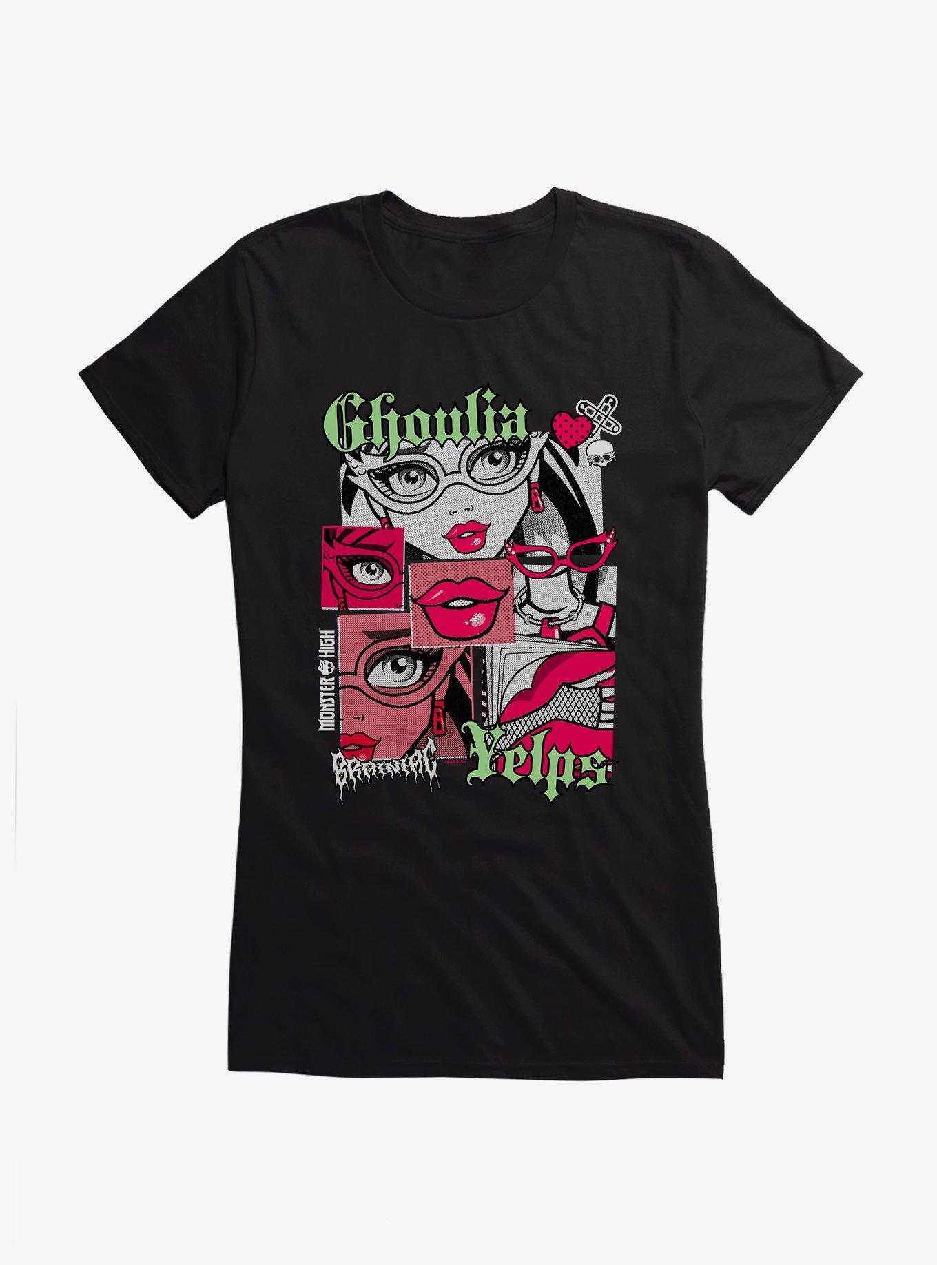 Monster High Ghoulia Yelps Brainiac Girls T-Shirt, BLACK, hi-res