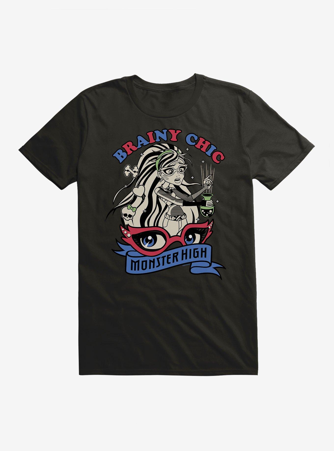 Monster High Ghoulia Yelps Brainy Chic T-Shirt, BLACK, hi-res