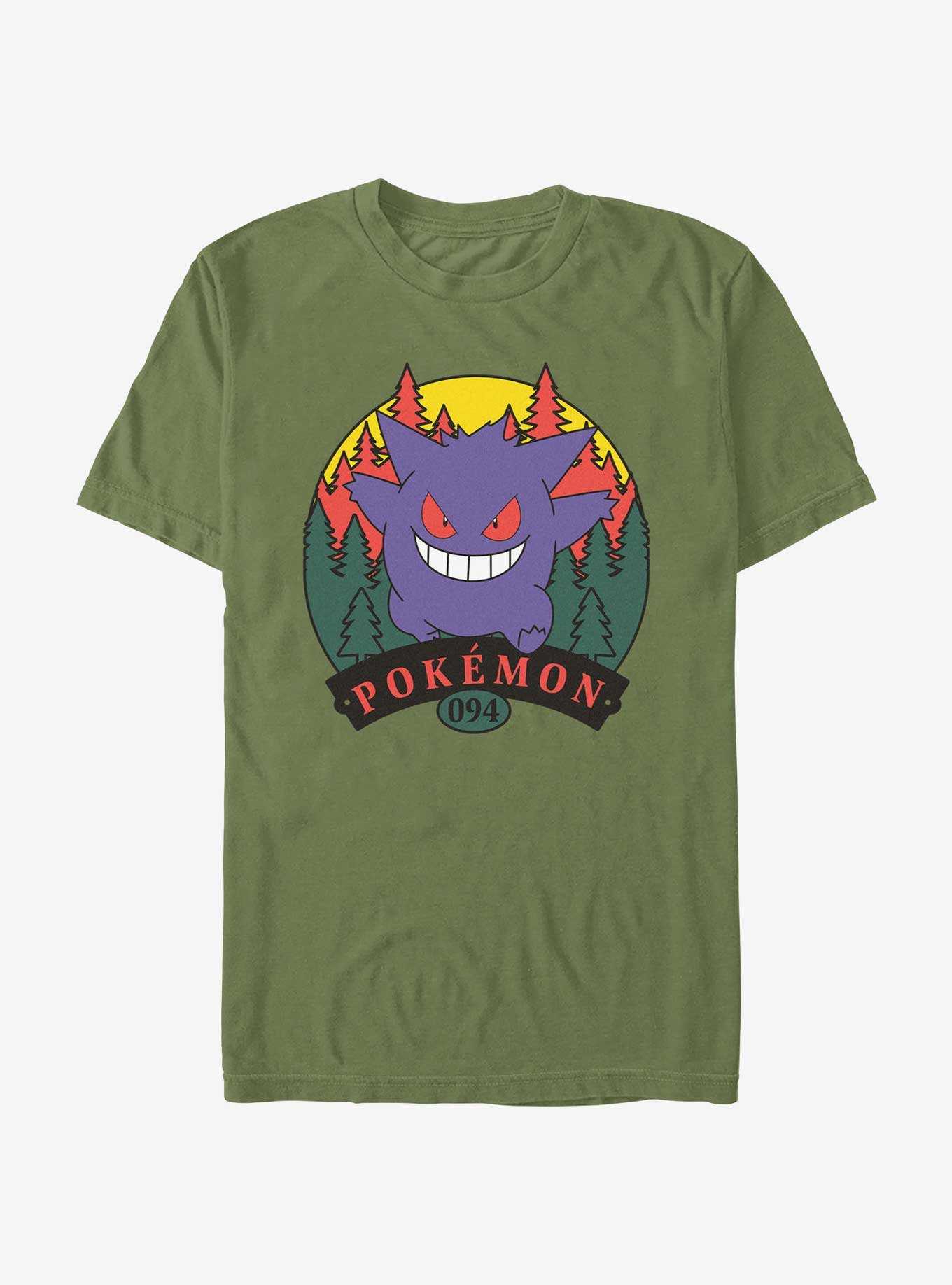 Pokemon Gengar Forest Attack Extra Soft T-Shirt, , hi-res