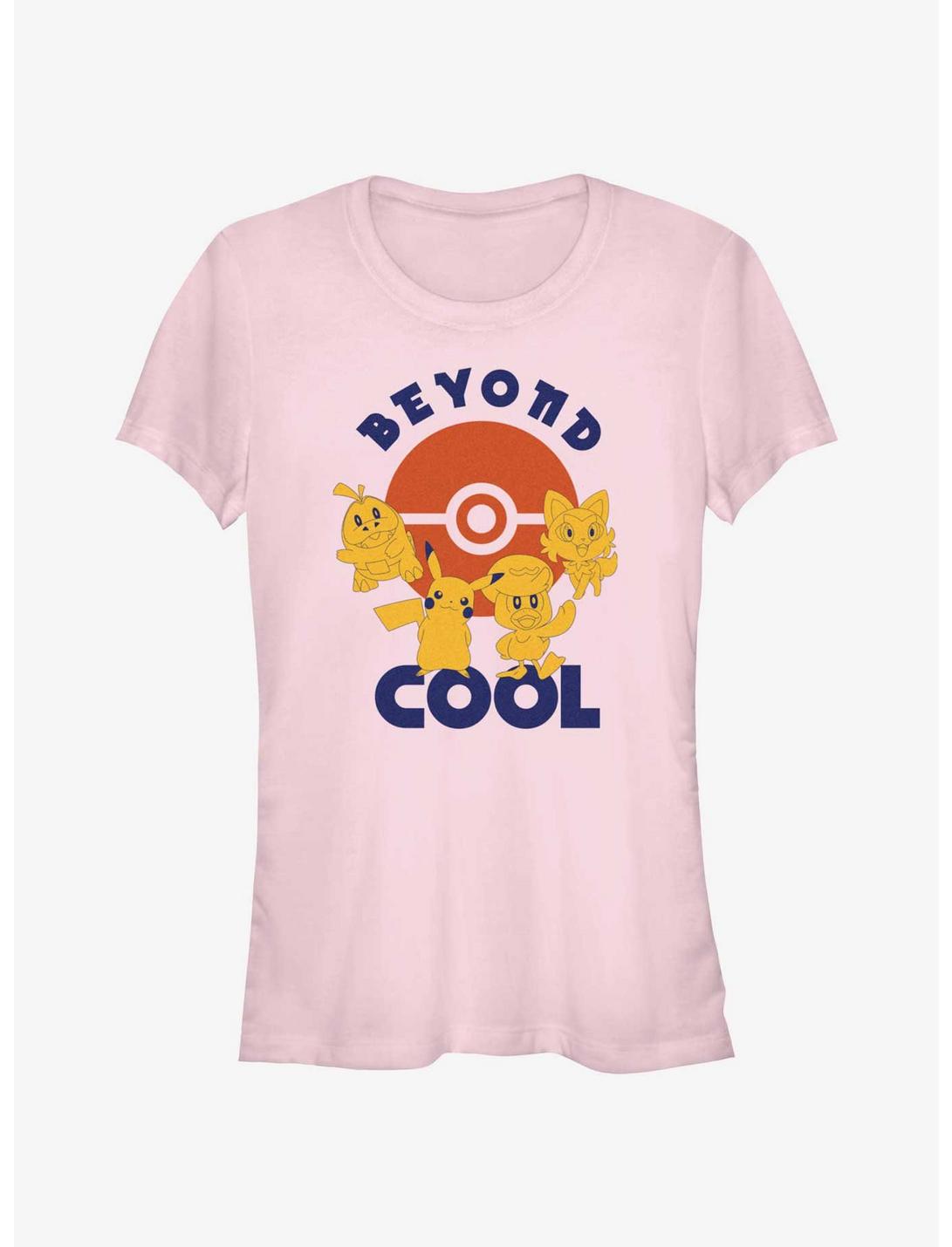 Pokemon Beyond Cool Pokeball Girls T-Shirt, LIGHT PINK, hi-res